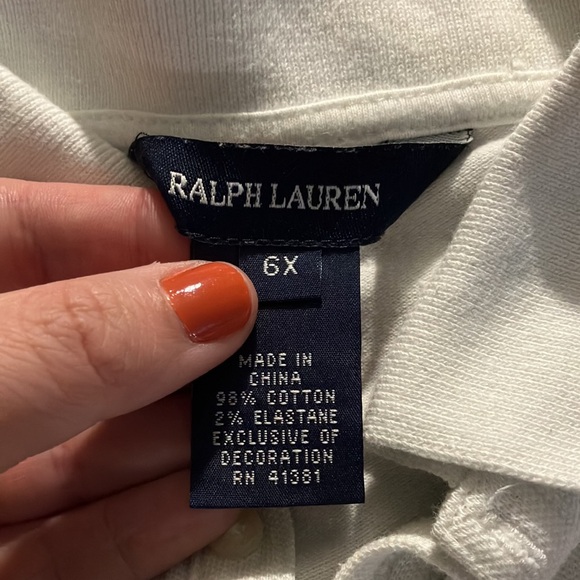 🎉4 for $20 Ralph Lauren Polo Shirt, 6X - Picture 4 of 4